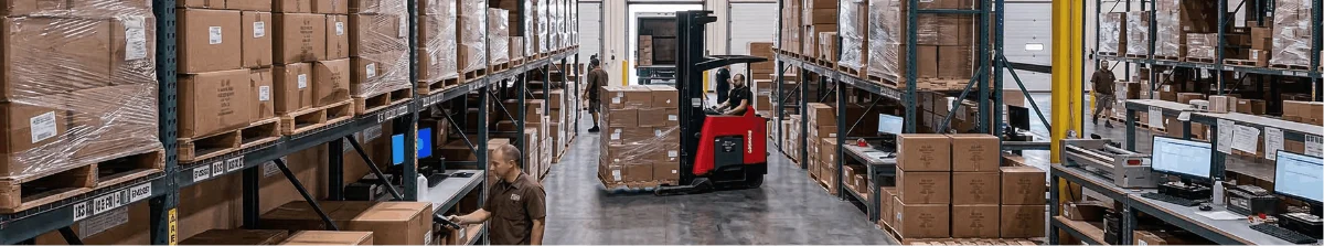 FBA prep and labeling at the ARDI Edison warehouse